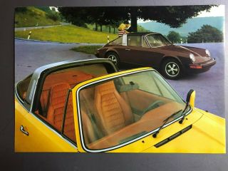 1977 Porsche 911 Carrera Targa Picture,  Print,  Poster Rare Awesome L@@k