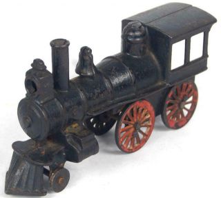 Buffalo Pratt & Letchworth Antique Cast Iron Train Loco 2 - 4 - 0
