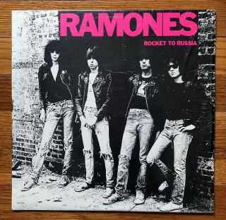 Ramones Rocket To Russia Rare Vinyl Lp Record 