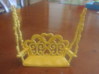 Vintage Strawberry Shortcake Front Porch Swing Berry Happy Home Furniture 1983