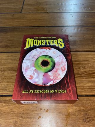Monsters - The Complete Series Rare Oop 9dvd Set 1998 - 1990 72 Episodes