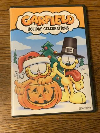 Garfield: Holiday Celebrations (dvd,  2004) Rare Oop Halloween,  Christmas