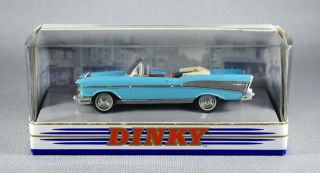 Matchbox Dinky Dy27 1957 Chevrolet Convertible Rare Brown Seats 1:43 Model Car
