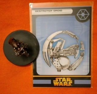 Star Wars Miniatures Revenge Of The Sith Rare Destroyer Droid 30