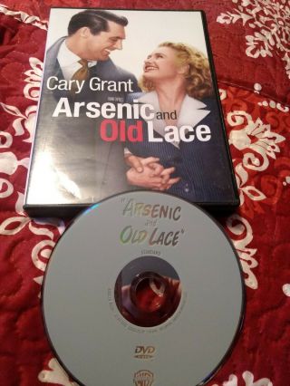 Arsenic And Old Lace (dvd,  2010) Vgc Rare Classic Cary Grant