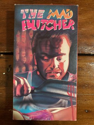 The Mad Butcher Vhs Star Classics Horror Sov Rare Cult Sausage Oop Htf Unsavory