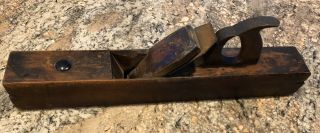Antique Unmarked Wooden Ogee Plane From An Old Farm Estate In Ohio