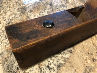 Antique UNMARKED Wooden Ogee Plane from an Old Farm Estate in Ohio 2