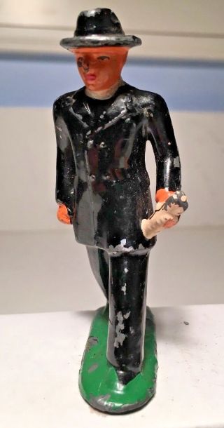 Rare Vintage Barclay Lead Figure 620 Preacher Walking Made In Usa