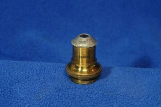 Bausch And Lomb B&l Microscope Objective 2/3 " Antique