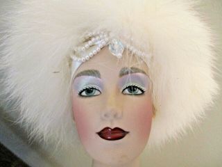 Vintage Porcelain Franklin The Snow Queen Heirloom Doll 2