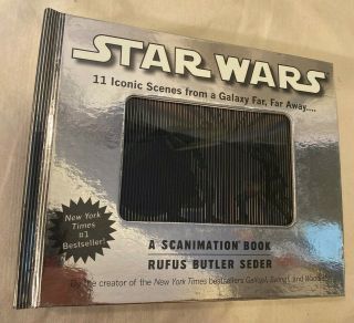 Star Wars A Scanimation Book Rufus Butler Seder (hard Cover) Rare