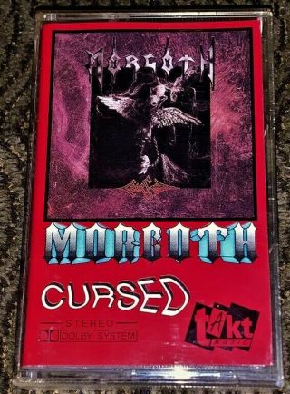 Morgoth ‎– Cursed.  Vg Cassette Tape Plays Well Rare Takt
