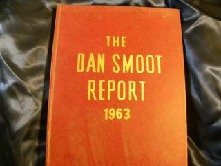 The Dan Smoot Report Vintage 1963 Hardcover Book 52 Wk Composite Antique Books