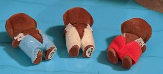 VINTAGE Sylvanian Families TRIPLETS CHOCOLATE LAB LABRADOR Dogs Calico Critters 2