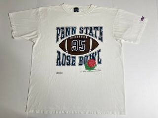 Vintage 90s Penn State 1995 Rose Bowl Pasadena Men 