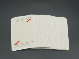 British Airways Concorde Airplane Limited Rare Playing Cards