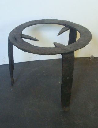 Late 18th/ Early 19th C Hand Wrought Iron Trivet