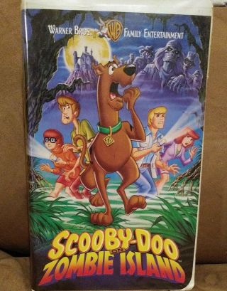 Scooby - Doo On Zombie Island Vhs Vhs Tape Clamshell Rare