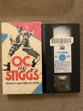 O.  C.  And Stiggs Vhs 1987 Key Video Rare Robert Altman Jon Cryer Dennis Hopper