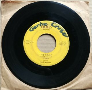 Arnie And His Soul Brothers The Prune 45 7 " Rare Funk R&b Soul Mod Vinyl 1962