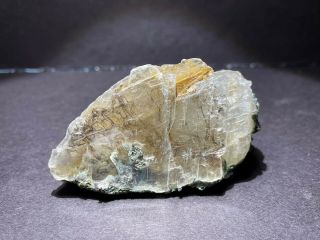 Native Copper In Gypsum: Phoenix Mine,  Keweenaw Co. ,  Michigan Usa - Very Rare