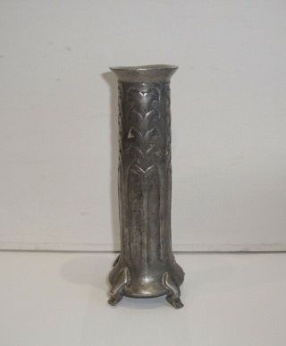Antique Arts Crafts Liberty Co Tudric Pewter Part Candlestick Archibald Knox A/f