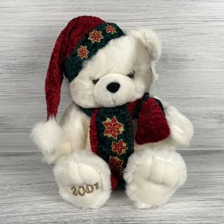 2001 Kmart Christmas Collectible Teddy Bear Stuffed Animal Plush