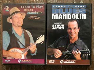 Steve James: Learn To Play Blues Mandolin - Vol.  1 And 2 (2004 - 2007) Rare Dvd 
