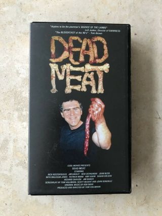 Dead Meat Vhs Cool Movies Video Cemetery Cinema Rare Horror Gore Sov