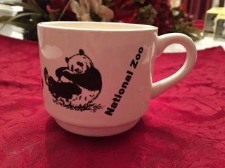 Vintage Fonz Coffee Mug Cup Washington Dc National Zoo Panda Bear Rare