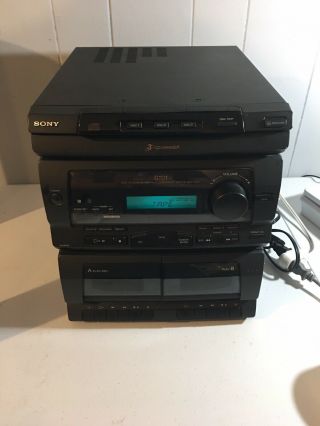 Sony Hcd - G101 Stereo Hifi Component System 3 Disc Rare