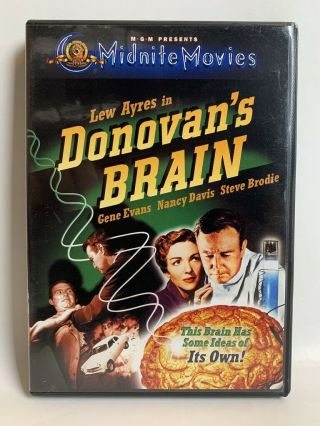 Donovan ' s Brain rare US MGM DVD Midnite Movies cult 50s sci - fi horror 2