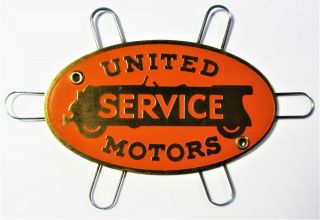 Nos Vintage United Motors Service Gap Gage Brass Feeler Gauge Ultra Rare Item