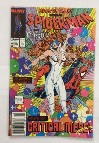Marvel Tales 232 Spider - Man - Dazzler - Mcfarlane - Rare Unread Newsstand Vf/nm