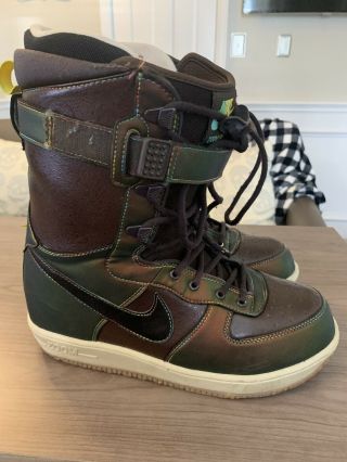 Nike Zoom Force 1 Snowboard Boots 334841 - 002 Iridescent Opal Rare - Mens 9.  5