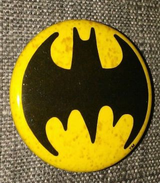 Vintage 1940 Batman Dc Comics Inc Collectible Button Pin Rare C