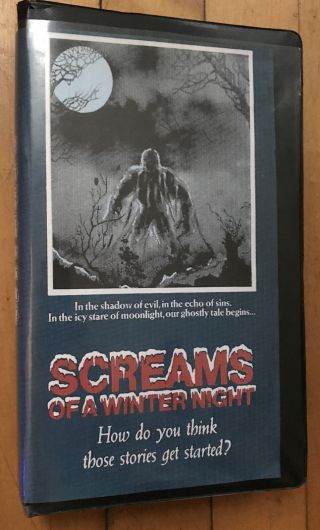 Screams Of A Winter Night Vhs Rare Horror Convention Tape As Blank Gore Htf