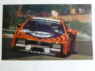 1980 Lancia Beta Turbo Coupe Race Car Print Picture Poster Rare Awesome L@@k
