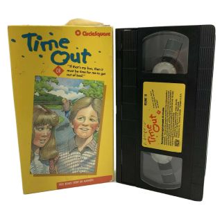 Time Out Vhs Tcv Video Circle Square Gang Kids Tv Show Learning Rare Htf