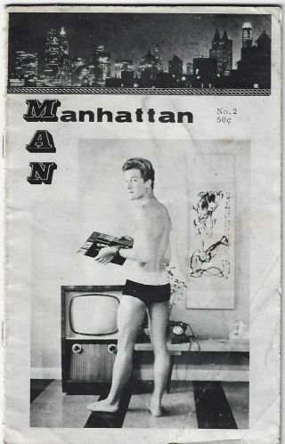 Manhattan Man / Circa 1962 / Gay Interest,  Vintage,  Beefcake,  Rare American Mag