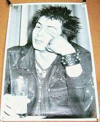 Sex Pistols Sid Vicious Rare Uk 1977 B&w 