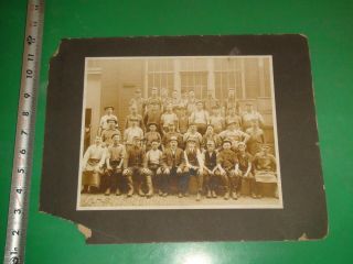 Ja114 Rare Matted Real Photo St.  Louis Factory Workers Meat Cutters Butchers