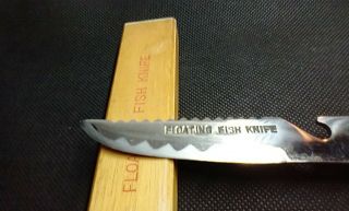 Vintage Floating Fishing Knife Stainless Steel Made In Japan