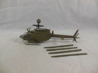 Very Rare Atlas Amercom Bell Oh - 58 Kiowa Warrior Us Army 1:72 Scale