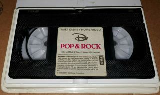 WALT DISNEY DTV POP & ROCK VHS TAPE - RARE OOP 3