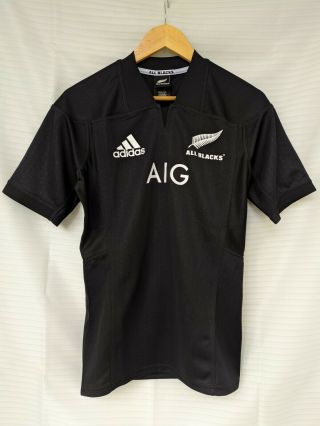 Adidas All Blacks 2016 2017 Rare Rugby Home Jersey Shirt
