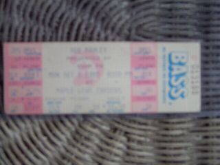 Bob Marley - Toronto - 1980 Ticket - Maple Leaf Gardens - Rare