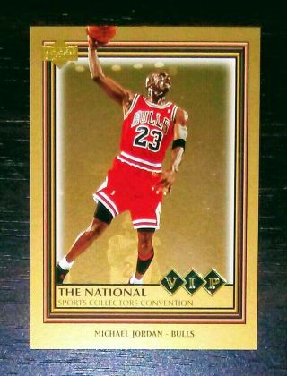 Michael Jordan 2006 Upper Deck The National VIP GOLD Insert - Only 1 listed RARE 3