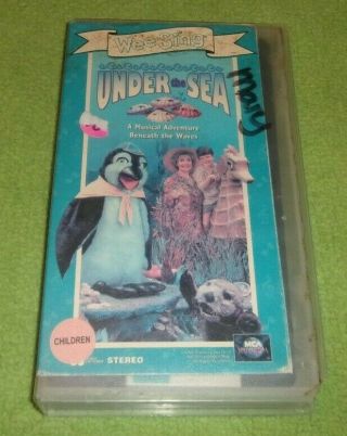 Wee Sing Under The Sea Vhs Children 1994 Rare